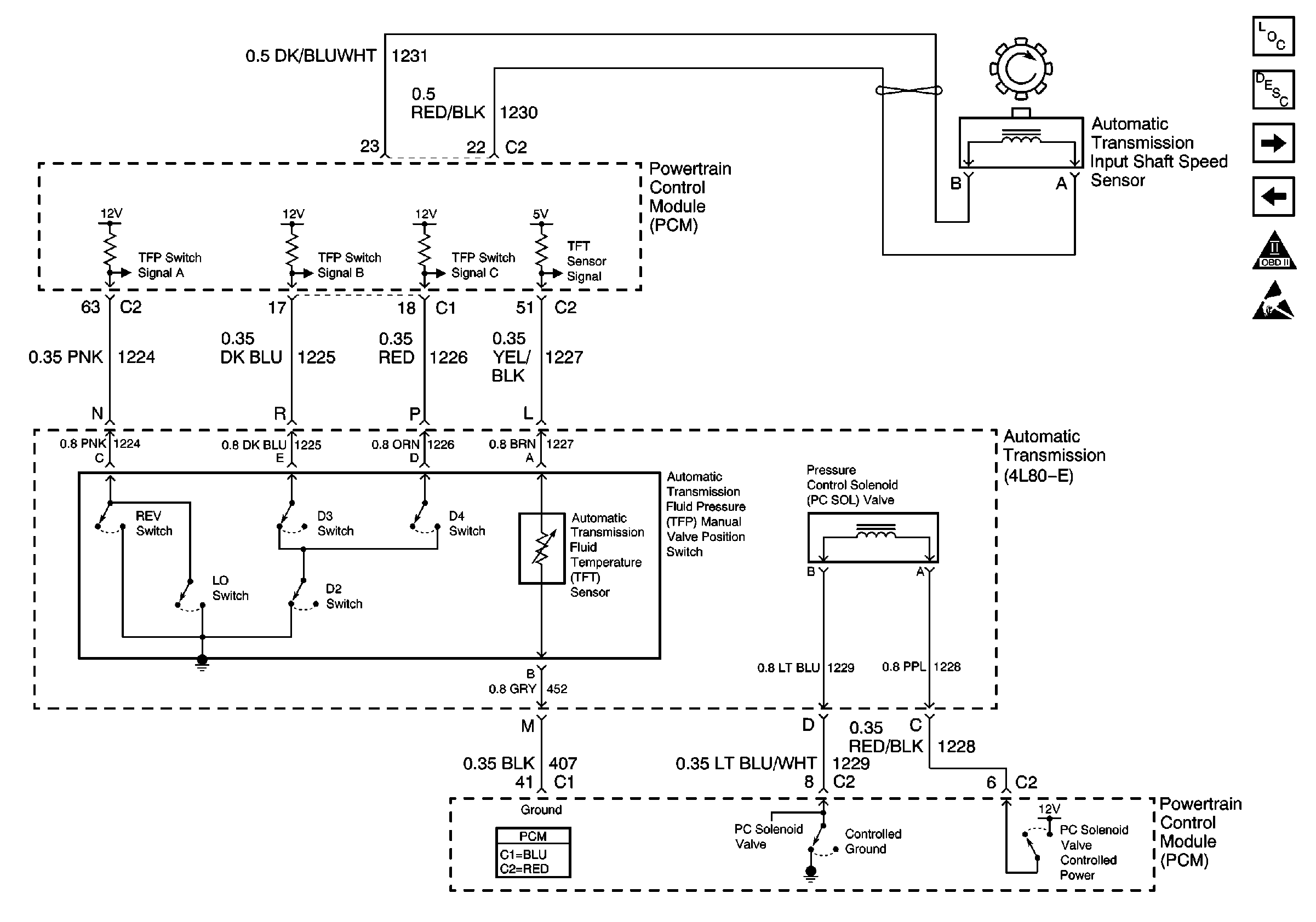 Vortec Gen III LM7 LQ4 LQ9 Truck Harness Schematics
